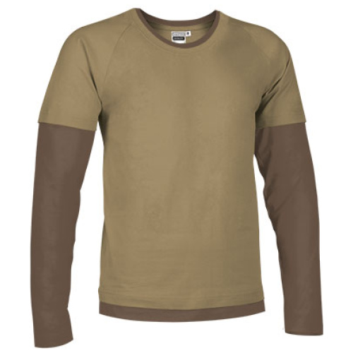 Tricou DENVER kamel-maro ciocolată - CAVADENKC20