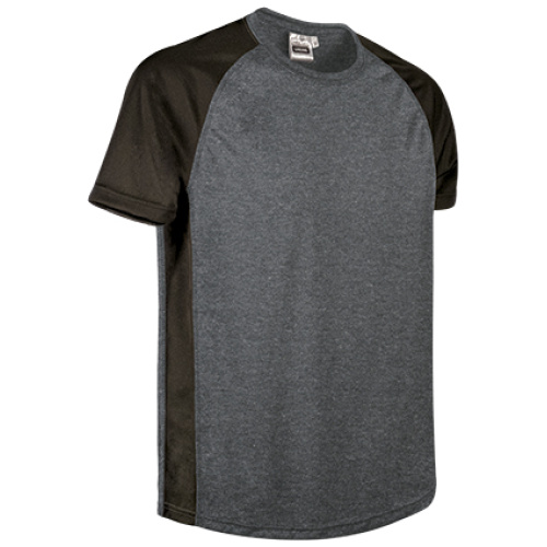 Tricou tehnic LANDING antracit vigore-negru - CAVALANAN20