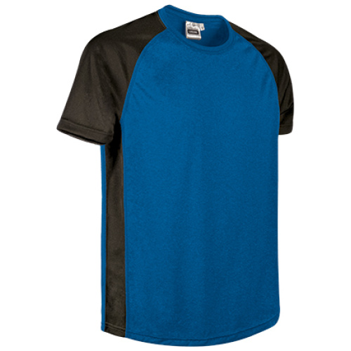Tricou tehnic LANDING alb. royal vigore-negru - CAVALANYN23