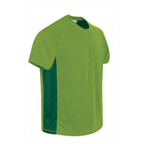 Tricou tehnic MARATHONER verde fluorescent-verde kelly - CAVAMARVK22