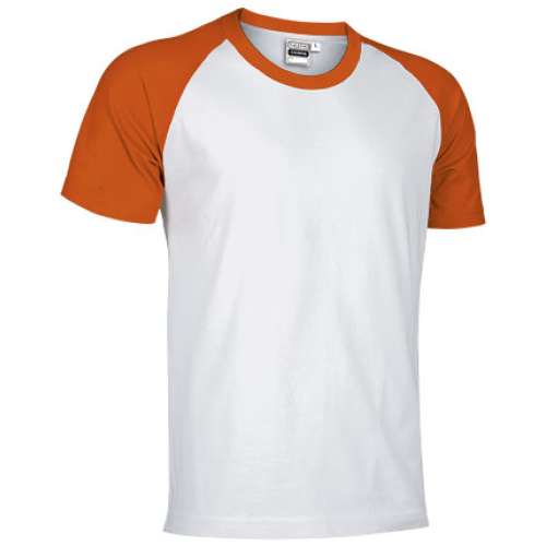 Tricou CAIMAN alb-portocaliu party - CAVARGCBN23