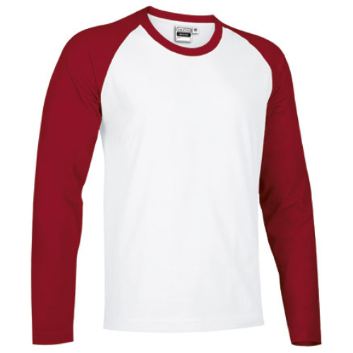 Tricou BREAK alb-roșu loto - CAVARGLBR20