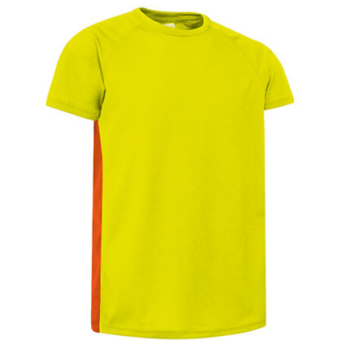 Tricou tehnic ROCKSPEED galben fluorescent-portocaliu fluorescent - CAVARKSAN20
