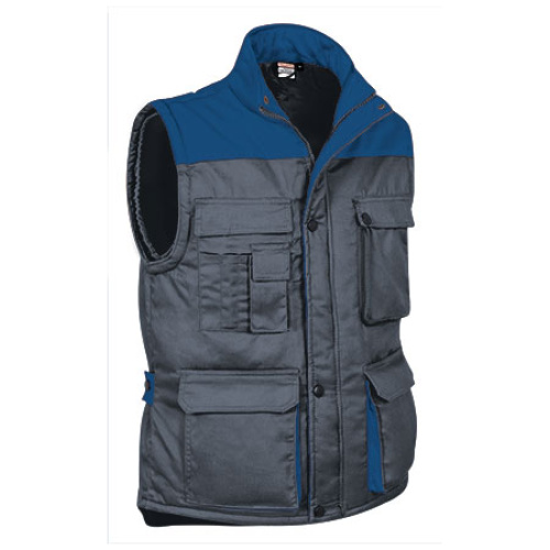 Vestă THUNDER gri ciment-albastru royal - CHVATHUGY21