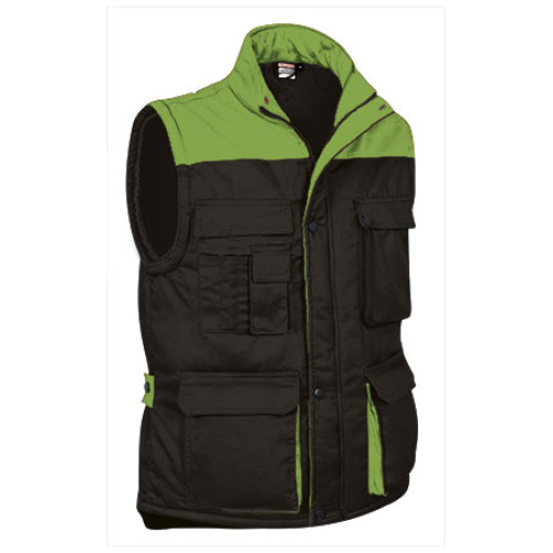 Vestă THUNDER negru-verde măr - CHVATHUNV20