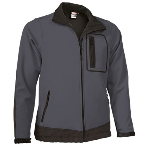 Jachetă softshell BATAVIA gri cărbune-negru - CQVABATGN24