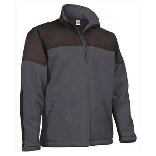 Jachetă softshell MAKALU gri cărbune-negru - CQVAMAKGN24