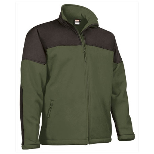 Jachetă softshell MAKALU verde militar-negru - CQVAMAKKN21