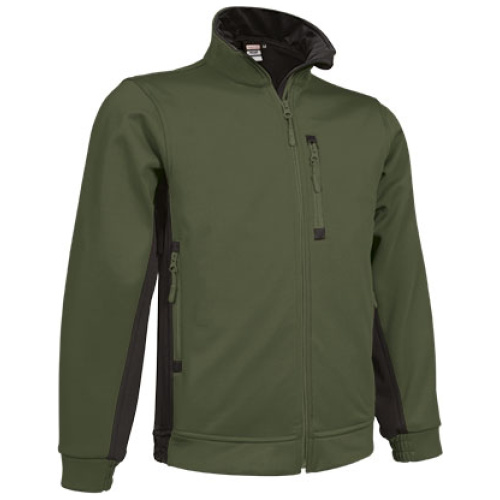 Jachetă softshell PEAK verde militar-negru - CQVAPEAKN20