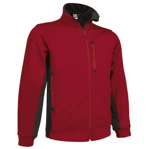 Jachetă softshell PEAK roșu lotus-negru - CQVAPEARN21