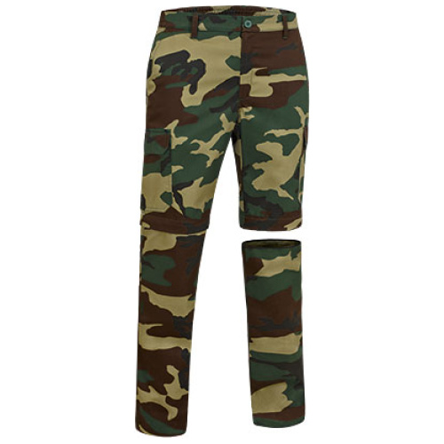 Pantalon dezmontabil WOODMAN camuflaj pixelat - PAVAWOOSB20