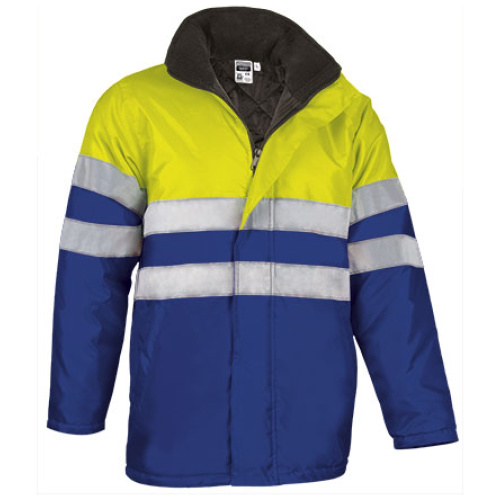 Parka h.v. TRAFFIC galben fluorescent-albastru safir - PKVATRAAZ20