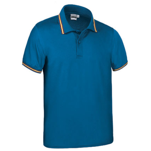 Tricou polo MAASTRICHT albastru royal-steag spania - POVAMAARE20