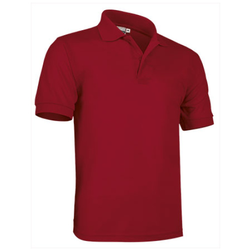 Tricou polo ULISES roșu lotus - POVAMIXRJ25