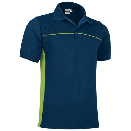 Tricou polo THUNDER bleum. orion-verde măr - POVATHUMM20