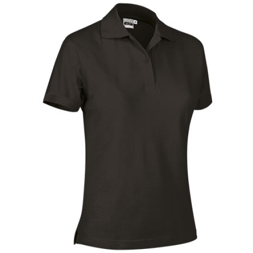 Tricou polo VALLEY negru - POVATOMNG24
